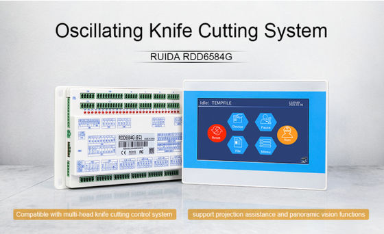 Good price Ruida Single Track Oscillating Knife Cutting Controller RDD6584G 8 Axes online